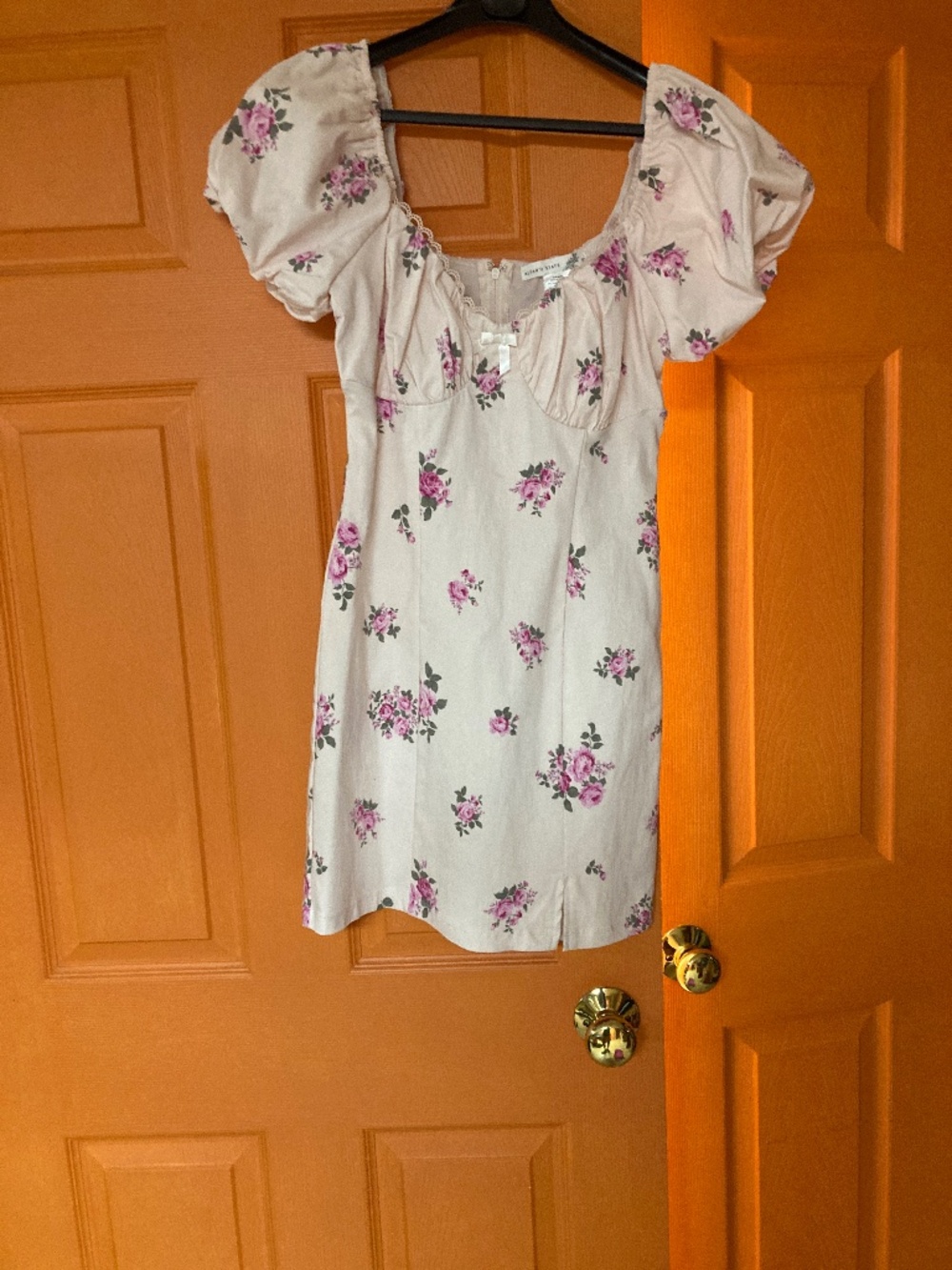 NWOT Altar'd State Floral Mini Pink Dress Sz S